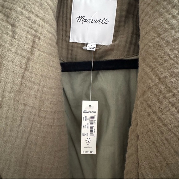 Madewell Lightspun Dumont Quilted Jacket in Distant Surplus - Picture 5 of 9